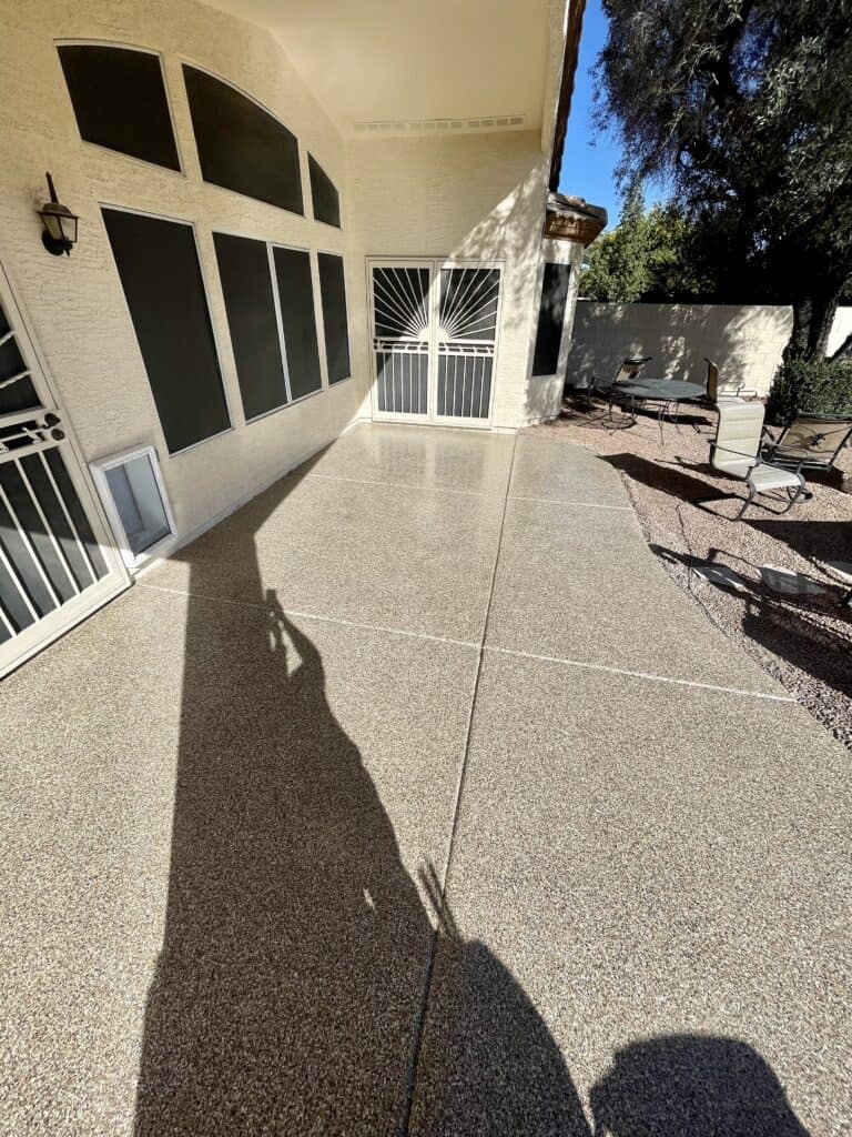 Patio Concrete Coating In Phoenix